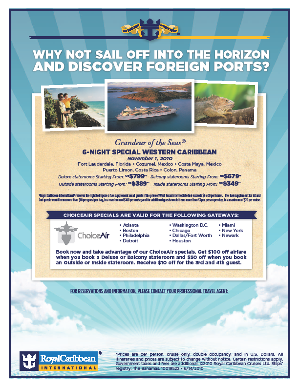 Futura Travel flyer